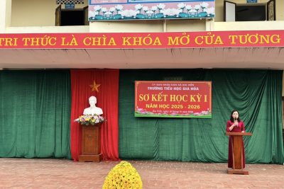 LỄ SƠ KẾT HỌC KỲ I & PHÁT ĐỘNG THI ĐUA NĂM 2026: VỮNG VÀNG NỀN TẢNG – TỰ TIN BỨT PHÁ!